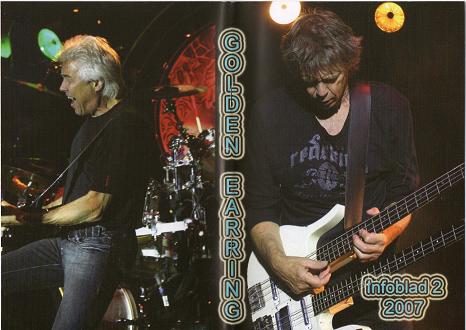 Golden Earring fanclub magazine 2007#2 back & front cover